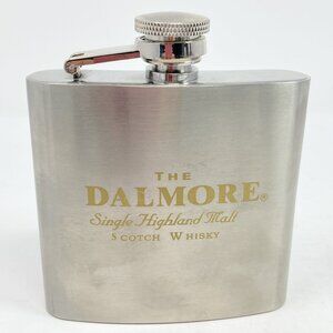 Dalmore Highland Malt Scotch Whisky Flask 6 oz Stainless Steel
